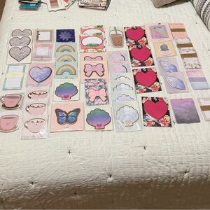 Vintage Simply Gilded Sticky Notes Set of 46